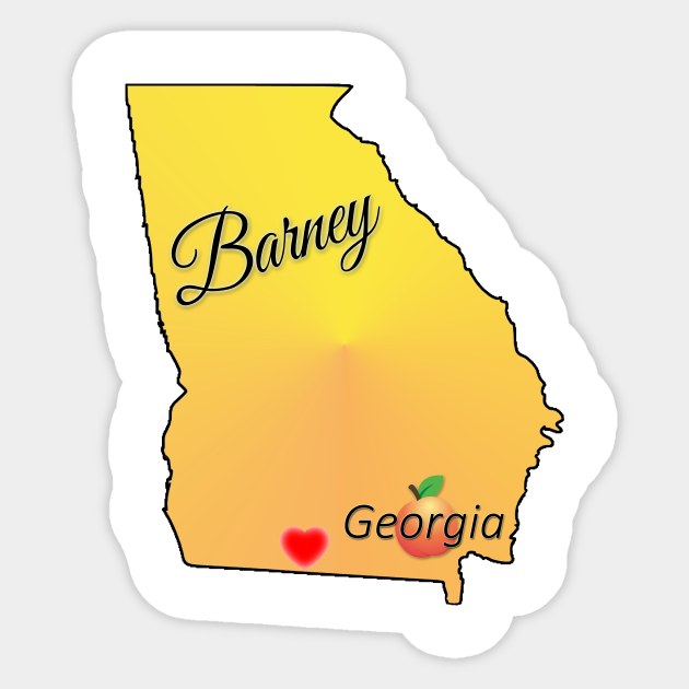 Barney Barney Sticker TeePublic